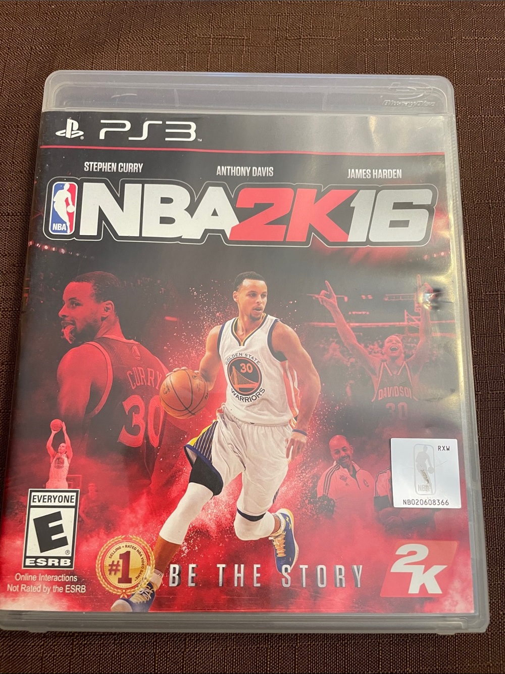 Sony NBA 2K16 PS3 Video Game - Red/Black Cover Art